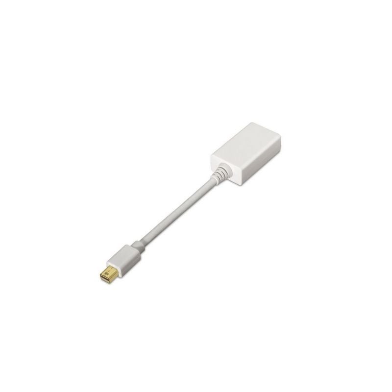 Conversor Aisens A125-0138- Mini DisplayPort Macho - HDMI Hembra- 15cm- Blanco
