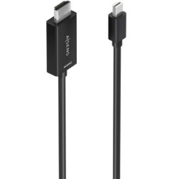 Cable Conversor Aisens A125-0889- Mini DisplayPort Macho - HDMI 4K Macho- 3m- Negro