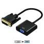 CONVERSOR AISENS DVI-D A VGA 24 1 M-HDB15 H NEGRO 10CM CONVERSOR AISENS DVI-D A VGA 24 1 M-HDB15 H NEGRO 10CM