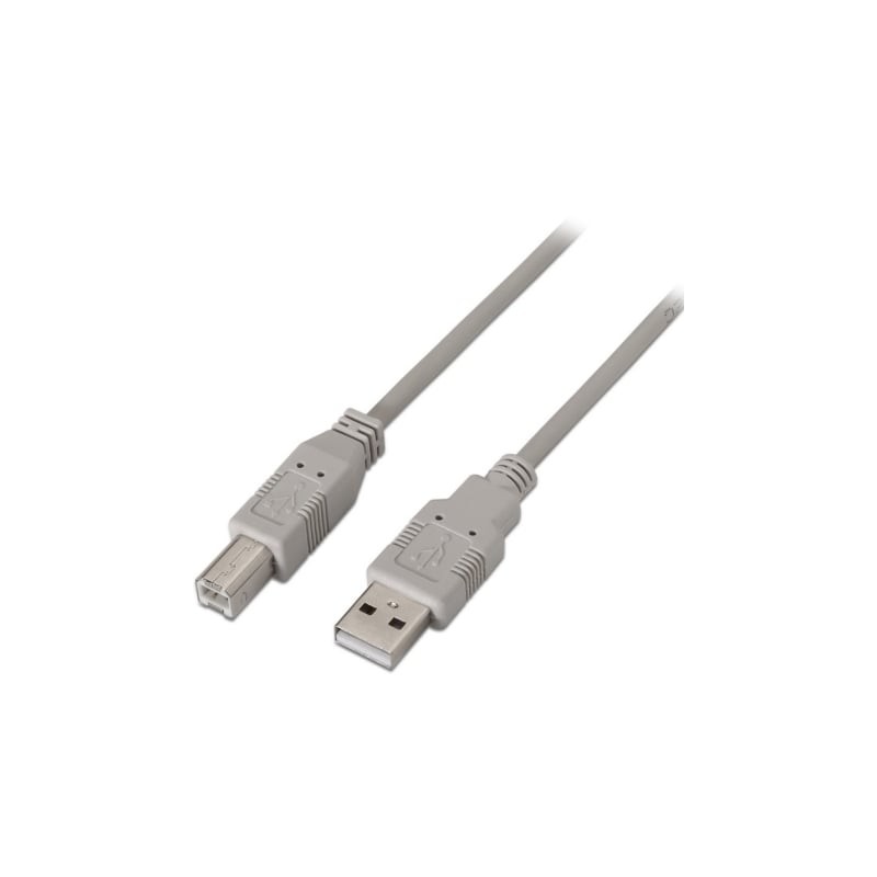 CABLE IMPRESORA AISENS USB 2-0 TIPO A M-B M BEIGE 4-5M CABLE IMPRESORA AISENS USB 2-0 TIPO A M-B M BEIGE 4-5M
