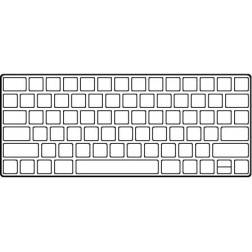 Teclado Inalámbrico Apple Magic Keyboard- Plata