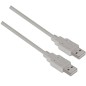 Cable USB 2-0 Aisens A101-0022- USB Macho - USB Macho- Hasta 2-5W- 60Mbps- 2m- Beige