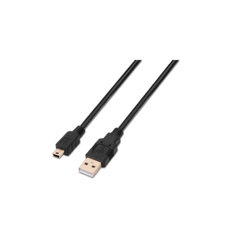 CABLE AISENS USB 2-0 TIPO A-M-MINI B-M NEGRO 0-5M CABLE AISENS USB 2-0 TIPO A-M-MINI B-M NEGRO 0-5M