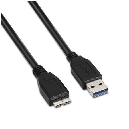 Cable USB 3-0 Aisens A105-0044- USB Macho - MicroUSB Macho- 5Gbps- 2m- Negro