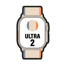 Apple Watch Ultra 2- GPS- Cellular- 49mm- Caja de Titanio- Correa Loop Trail Naranja-Beis S-M