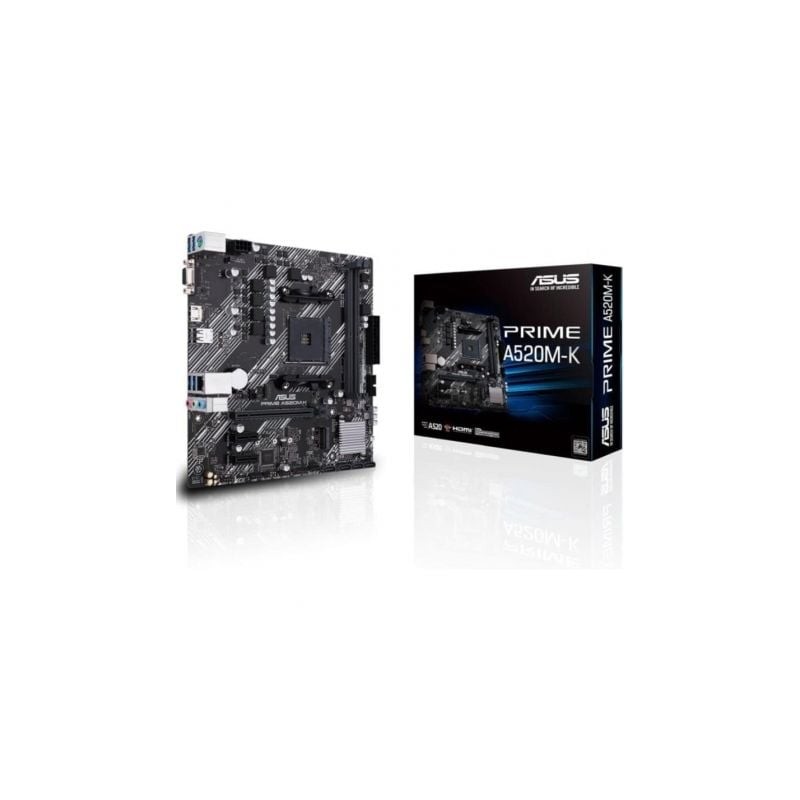 Placa Base Asus Prime A520M-K Socket AM4- Micro ATX