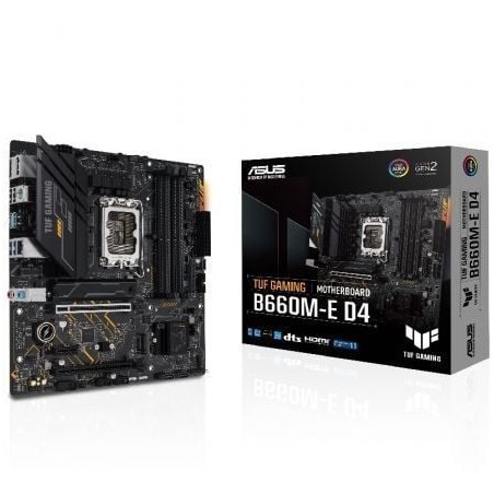 Placa Base Asus TUF GAMING B660M-E D4- Socket 1700- Micro ATX