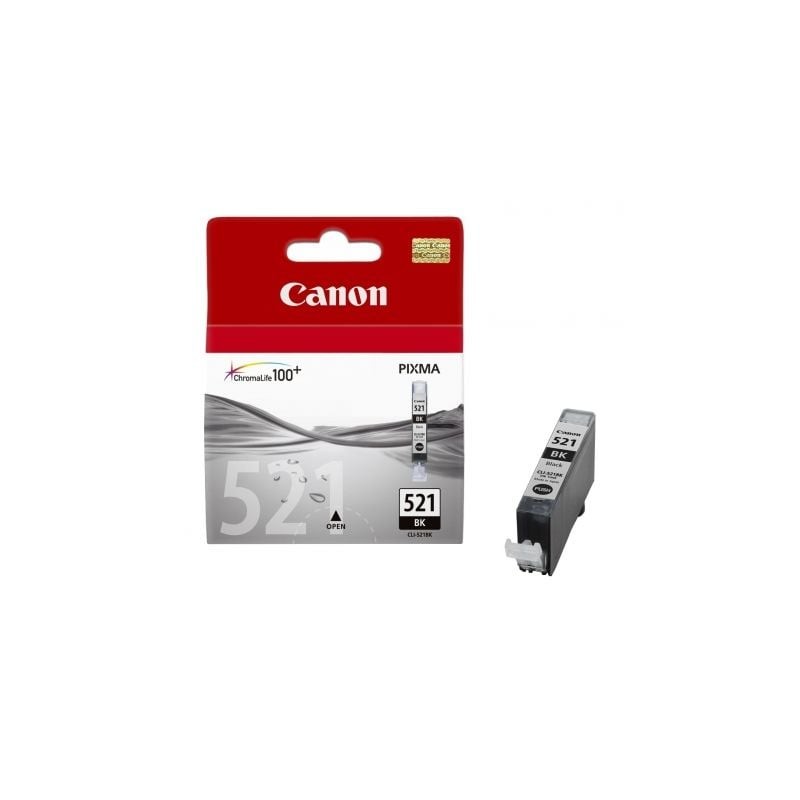 Cartucho tinta canon cli 521bk negro