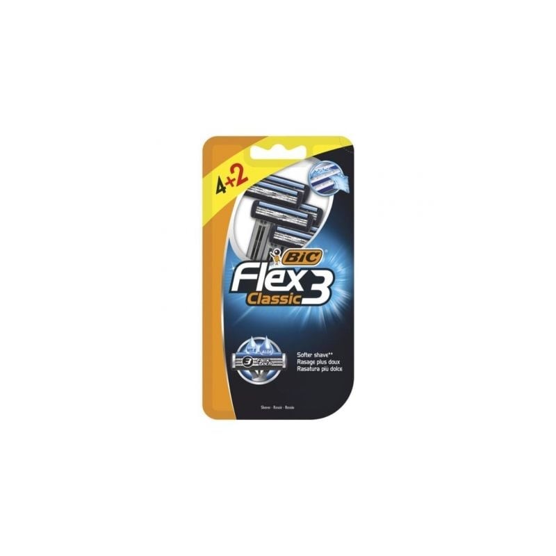 Cuchilla de Afeitar Bic Flex3 Classic- 6 uds