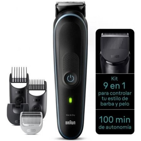 Recortadora 9 en 1 Braun Series 5 MGK 5411- con Batería- 7 Accesorios