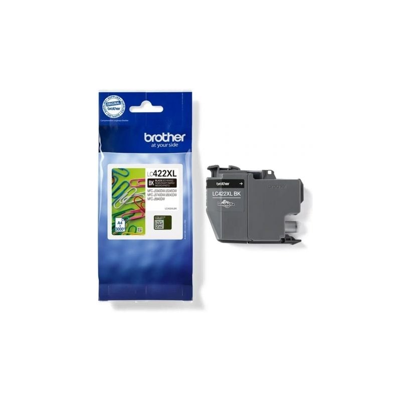 Cartucho de Tinta Original Brother LC-422 XL Alta Capacidad- Negro