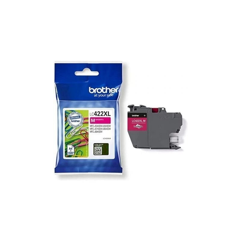 Cartucho de Tinta Original Brother LC-422 XL Alta Capacidad- Magenta