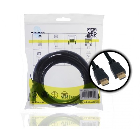CABLE HDMI-M A HDMI-M 2M KL-TECH V1-4 BULK