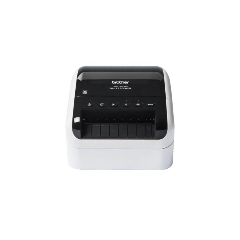 Impresora de Etiquetas Brother QL-1110NWBC- Térmica- Ancho etiqueta 103mm- USB-WIFI-Bluetooth-Ethernet- Blanca y Negra