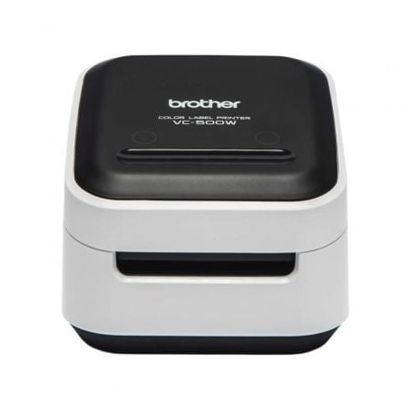 Impresora de Etiquetas Color Brother VC-500W- Zero Ink- Ancho etiqueta 50mm- USB-WiFi- Blanca y Negra