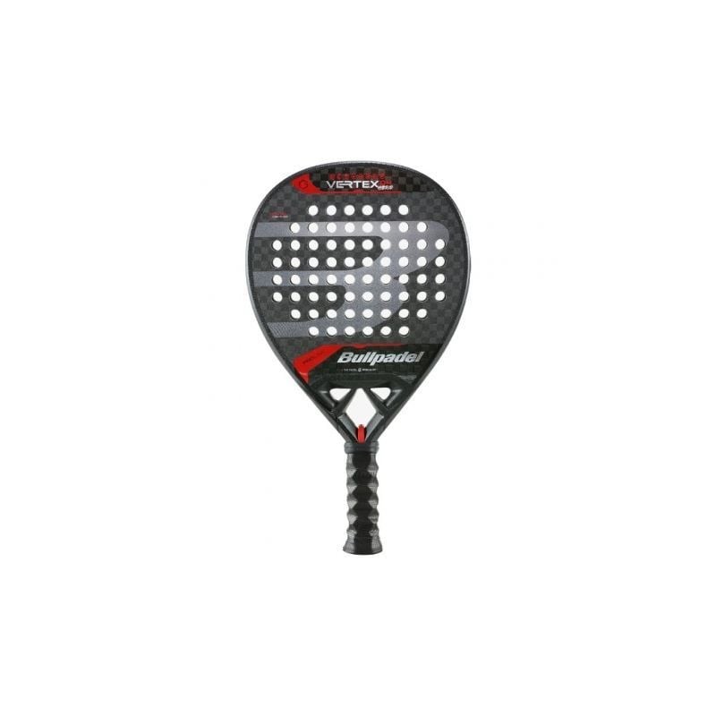 Pala de Pádel Bullpadel Vertex 04 Hybrid 2024- Negra y Roja