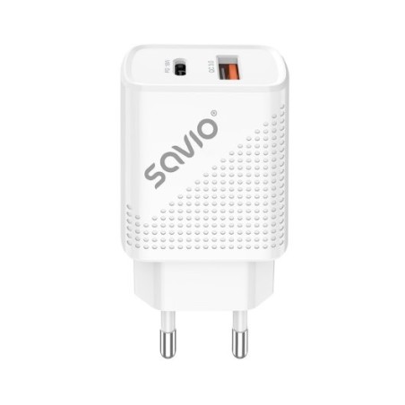 CARGADOR SAVIO LA-05 DUAL 18W USB 3-0