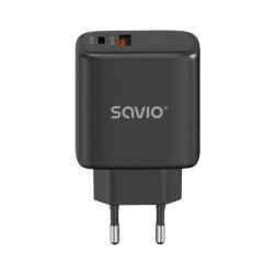 CARGADOR SAVIO LA-06 DUAL 30W USB 3-0