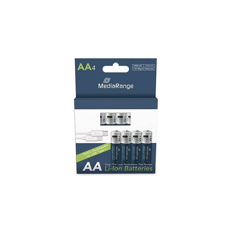 PILAS RECARGABLES MEDIARANGE AA