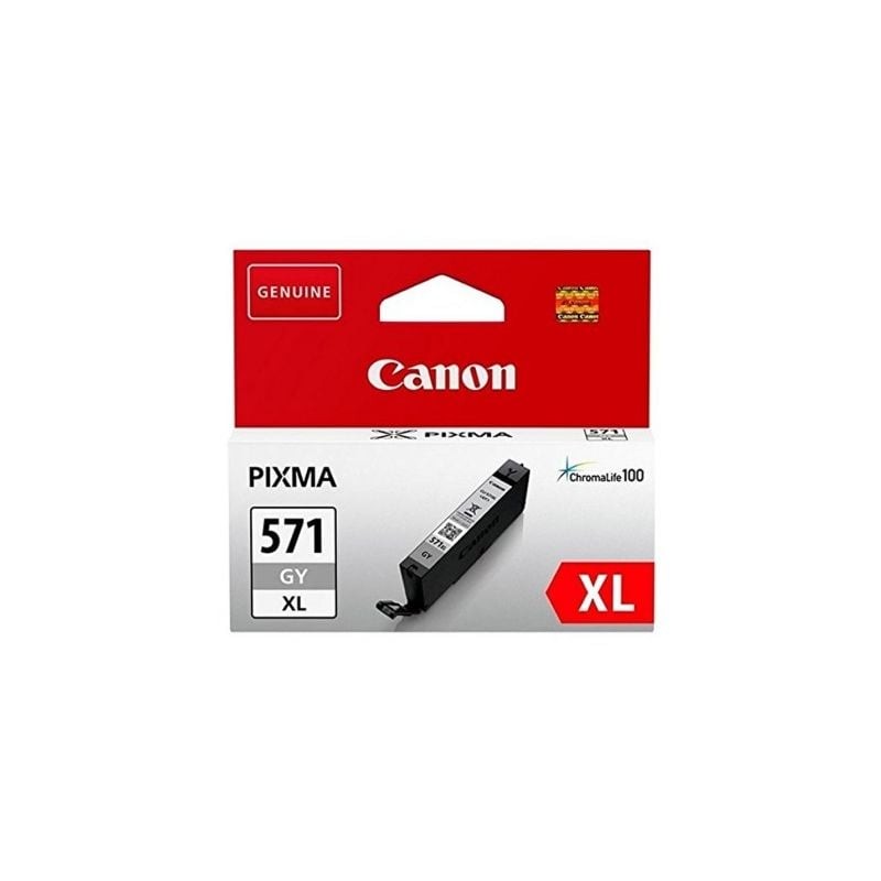 Cartucho de Tinta Original Canon CLI-571XL Alta Capacidad- Gris