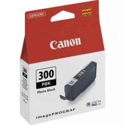 Cartucho canon pfi - 300 pbk negro foto