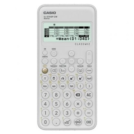 Calculadora Científica Casio ClassWiz FX-570 SP CW- Blanca