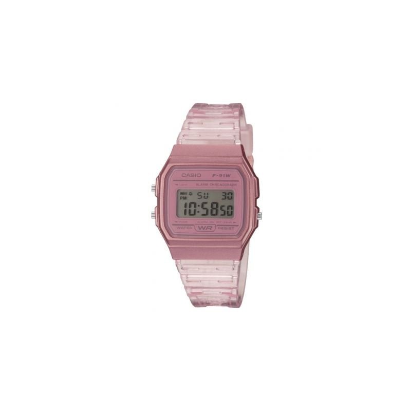 Reloj Digital Casio Collection Women F-91WS-4EF- 38mm- Rosa