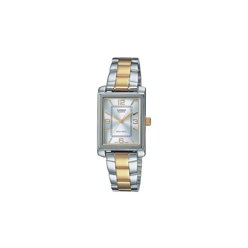 Reloj Analógico Casio Collection Women LTP-1234PSG-7AEG- 32mm- Plata y Dorado