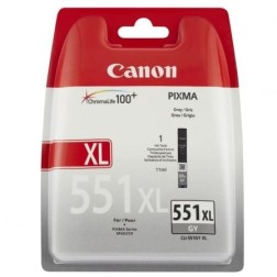 Cartucho de Tinta Original Canon CLI-551GY XL Alta Capacidad- Gris