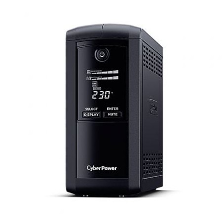 SAI Línea Interactiva Cyberpower VP700ELCD- 700VA-390W- 4 Salidas- Formato Torre