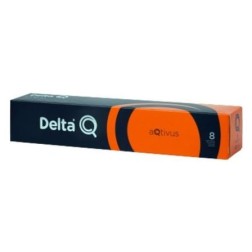 Cápsula Delta aQtivus para cafeteras Delta- Caja de 10