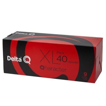 Cápsula Delta Qharacter para cafeteras Delta- Caja de 40