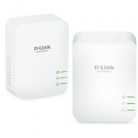 Adaptador Powerline DLink DHP-601AV AV2 1000MBs- Pack de 2