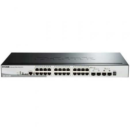 Switch D-Link Smart DGS-1510-28P 28 Puertos- RJ-45 10-100-1000 PoE- SFP