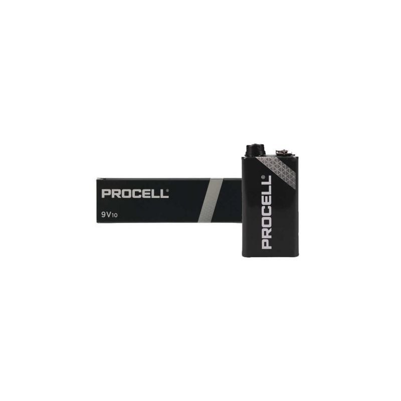 Pack de 10 Pilas Duracell PROCELL ID1604IPX10- 9V- Alcalinas