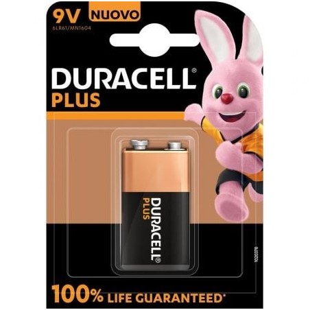 Pila Duracell Plus MN1604- 9V- Alcalina