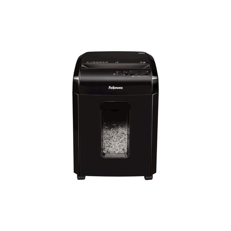 Destructora Fellowes 10M- Corte en Partículas de 2 x 12mm- Negra