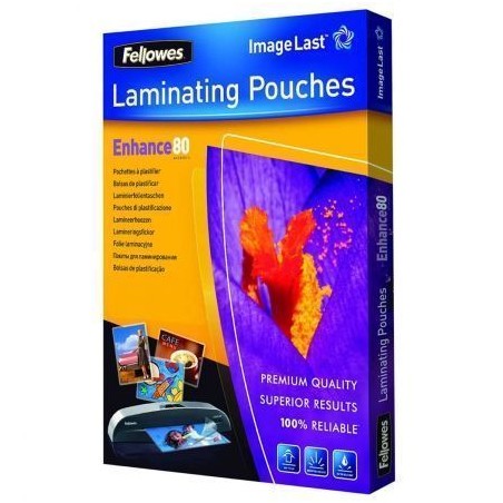 Fundas para Plastificar Fellowes 5306114- A4- 80 Micras- 100 unidades