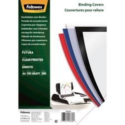 Portadas de Polipropileno Fellowes 5376503- A4- 300 Micras- 100 unidades- Transparente