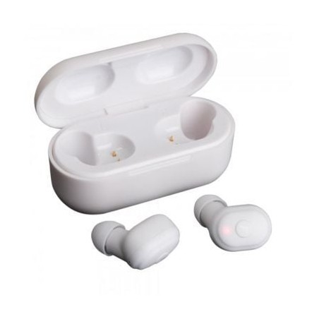 Auriculares Bluetooth Fonestar Twins-2B con estuche de carga- Autonomía 5h- Blanco