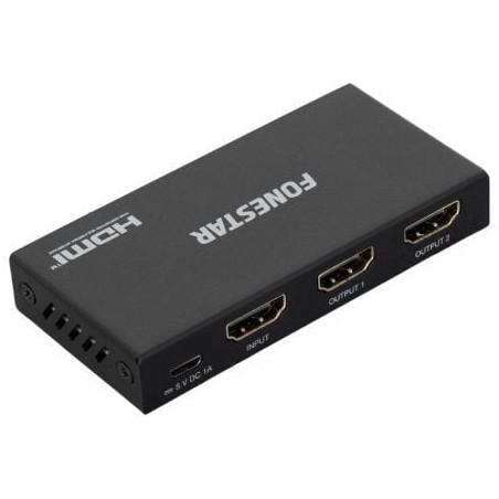 Duplicador Fonestar FO-22S2ED- 2xHDMI Hembra - HDMI Macho