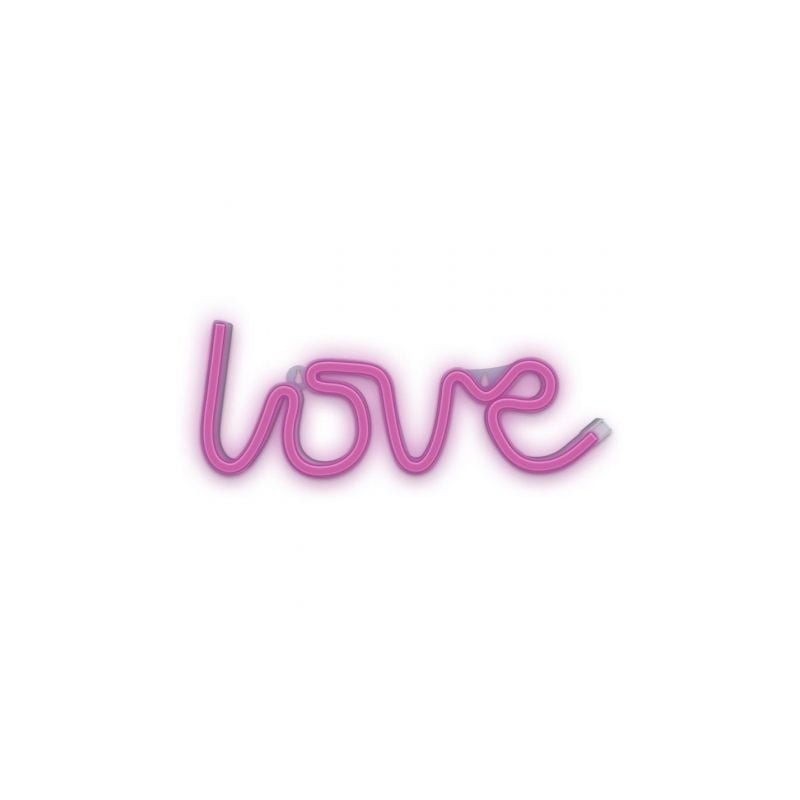 Luz Neon Forever Light Neon LED Love Pink- Funciona a Pilas y USB