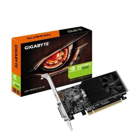 Tarjeta Gráfica Gigabyte GeForce GT 1030 D4 2G- 2GB GDDR4- Compatible con Perfil Bajo