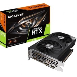 Tarjeta Gráfica Gigabyte GeForce RTX 3060 WindForce OC 12G- 12GB GDDR6- LHR