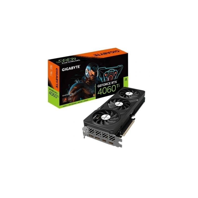 Tarjeta Gráfica Gigabyte GeForce RTX 4060 Ti GAMING OC 8G- 8GB GDDR6