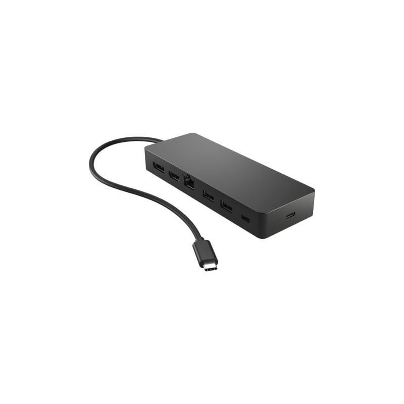 Docking USB Tipo-C HP 50H98AA- 2xUSB- 1xHDMI- 1xRJ45- 1xDisplayPort- 1xUSB Tipo-C- Negro