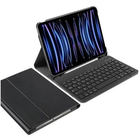 Funda con Teclado Just In Case 8327918 Bluetooth para Tablet iPad Pro 11" 2022-2021- Negra