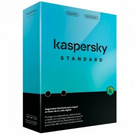 Antivirus Kaspersky Standard- 1 Dispositivo- 1 Año