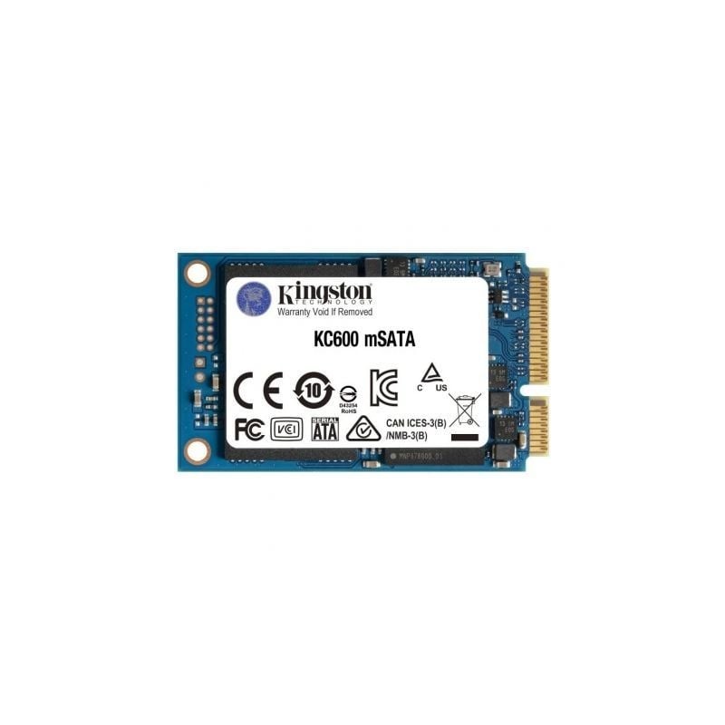 Disco SSD Kingston KC600 256GB- mSATA- Full Capacity