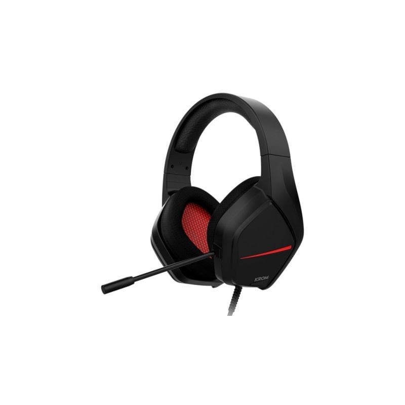 Auriculares Gaming con Micrófono Krom Kopa Move- Jack 3-5- Negros